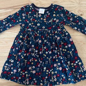 Hanna Andersson Flower Dress (85cm) 2T